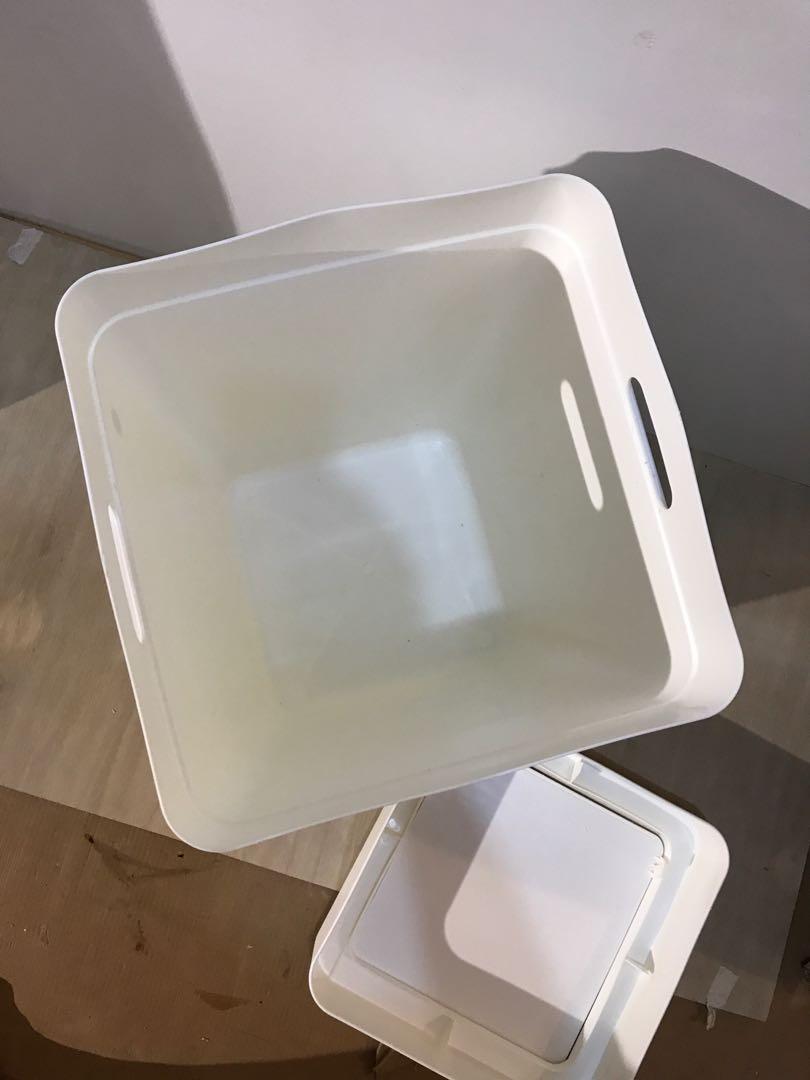 Ikea Fibbe Storage Bin Made in Italy., 傢俬＆家居, 家居清潔及護理用品, 垃圾袋 Carousell