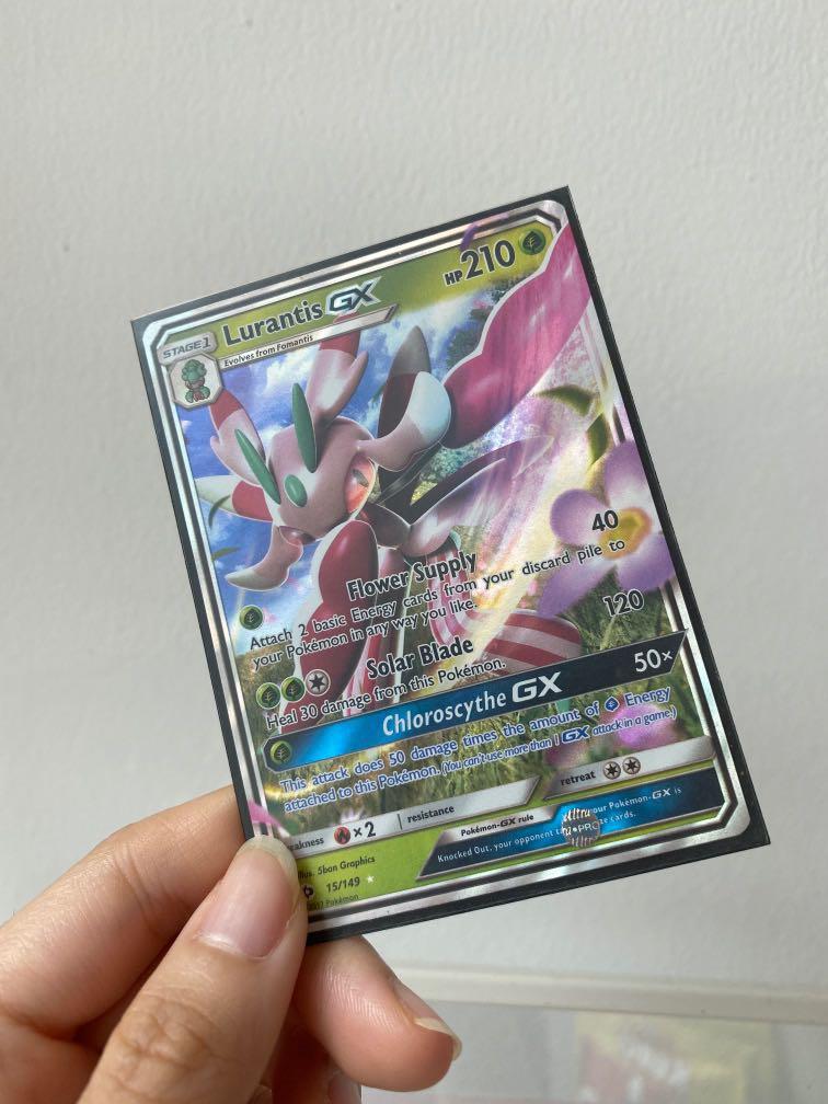 crabominable v pokemon card value 2017 Lurantis GX Pokémon Sun & Moon #15 PSA 10 Gem Mint – Domino City Gaming main image 1