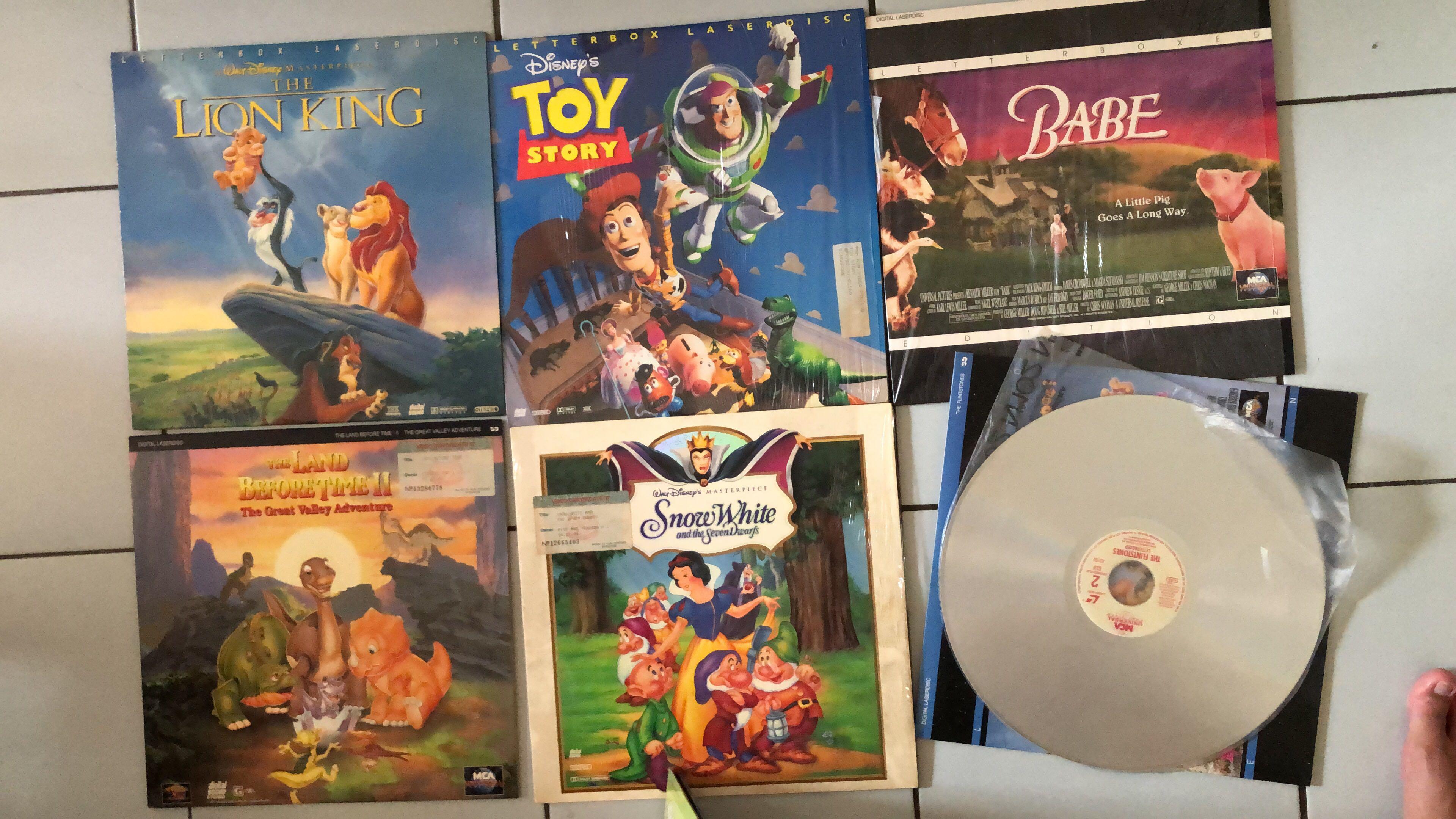 Laser Discs LD Walt Disney Classics, Furniture, Home Decor, Antiques on