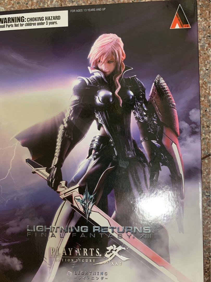 Lightning ReturnsFinal Fantasy XIII Play Arts Kai Lightning Figure NEW, Hobbies & Toys, Toys