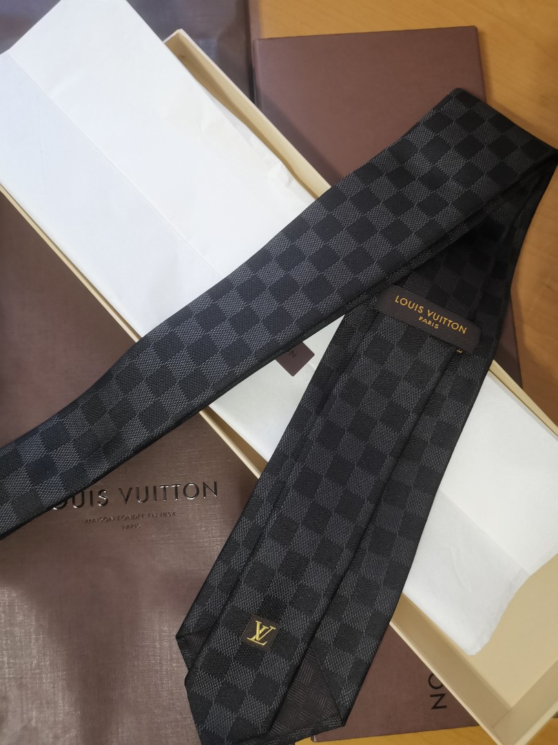Louis Vuitton Damier Classique Tie Black M78752