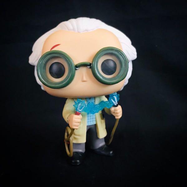 October 2015 Time Travel Exclusive Funko Pop #236 Back To The Future Dr Emmet Brown Figurine by Funko