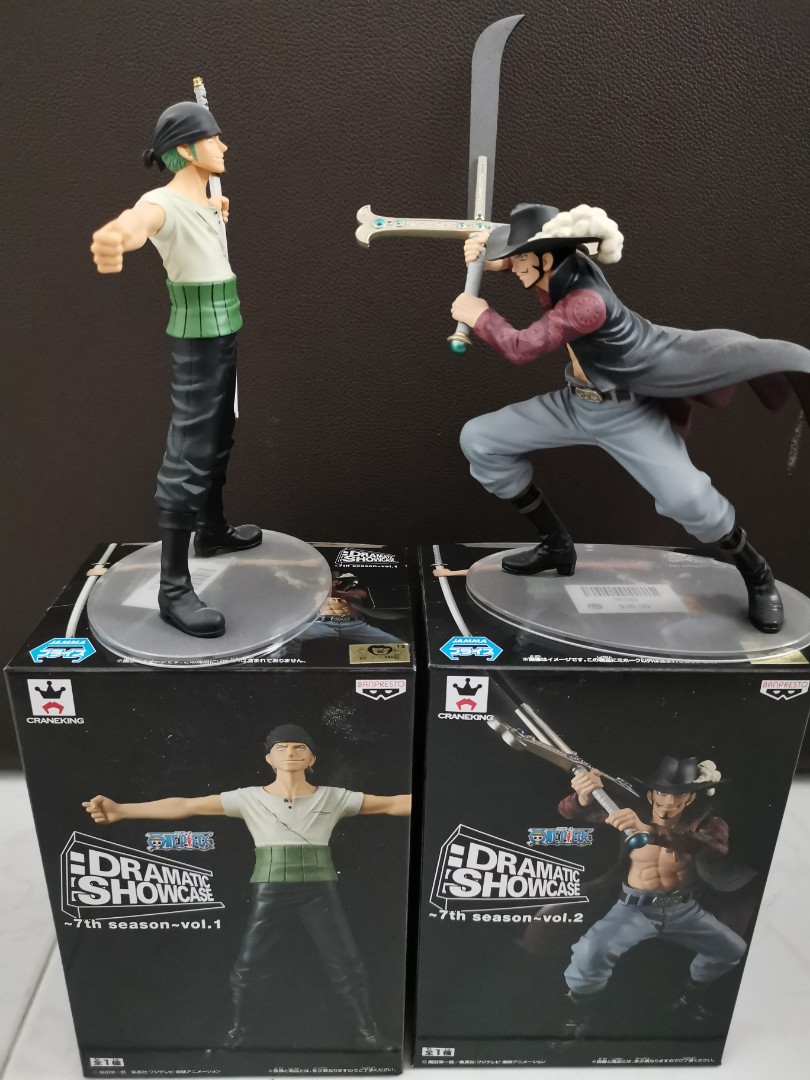 One Piece Dramatic Showcase 7th Season Vol 1 Zoro Mihawk Hobbies Toys Toys Games On Carousell