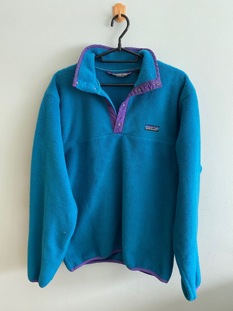 Vintage Patagonia half zip fleece Men s Fashion Coats Jackets