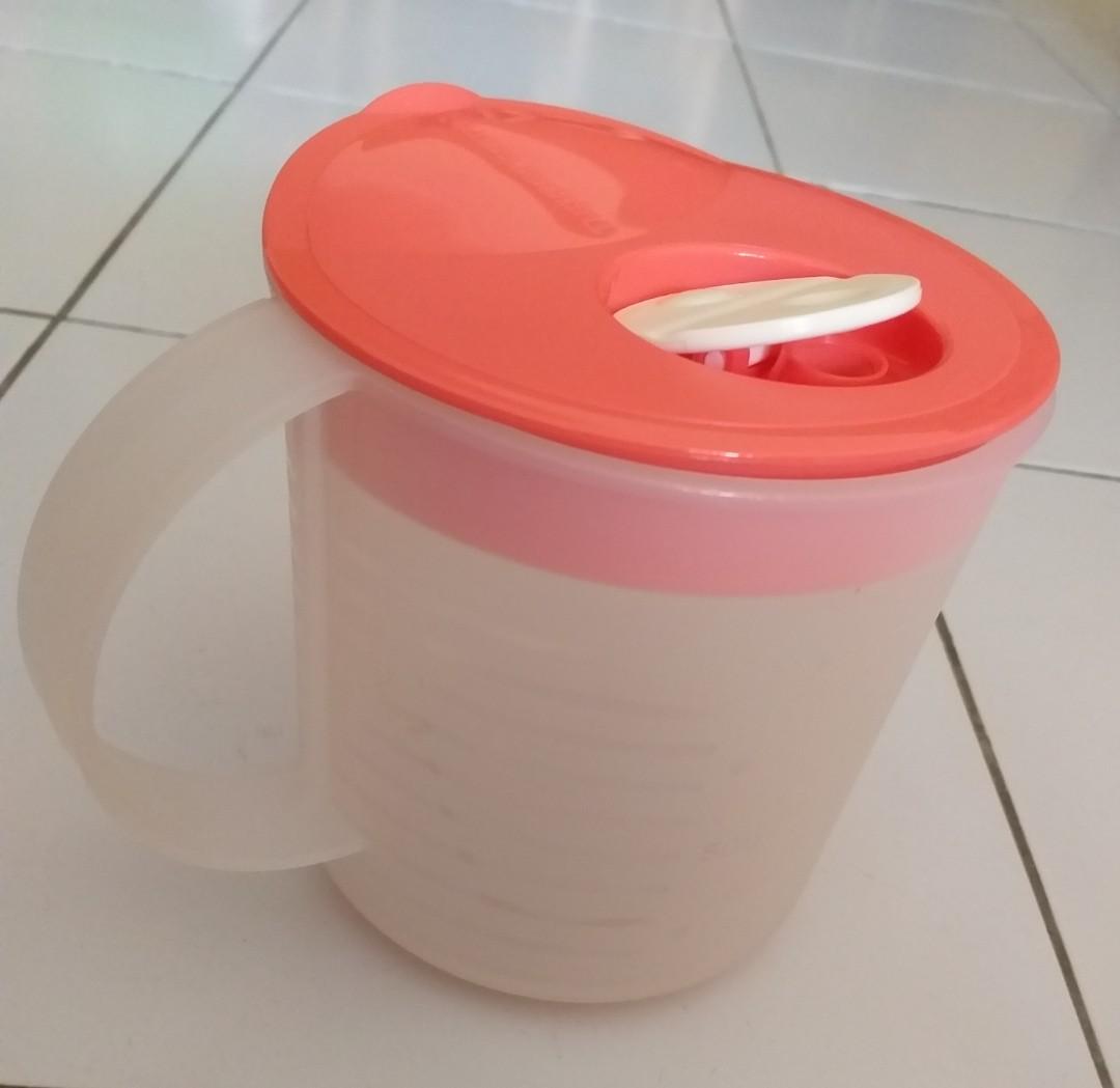 Tupperware crystal wave pitcher measure mix microwave pour store