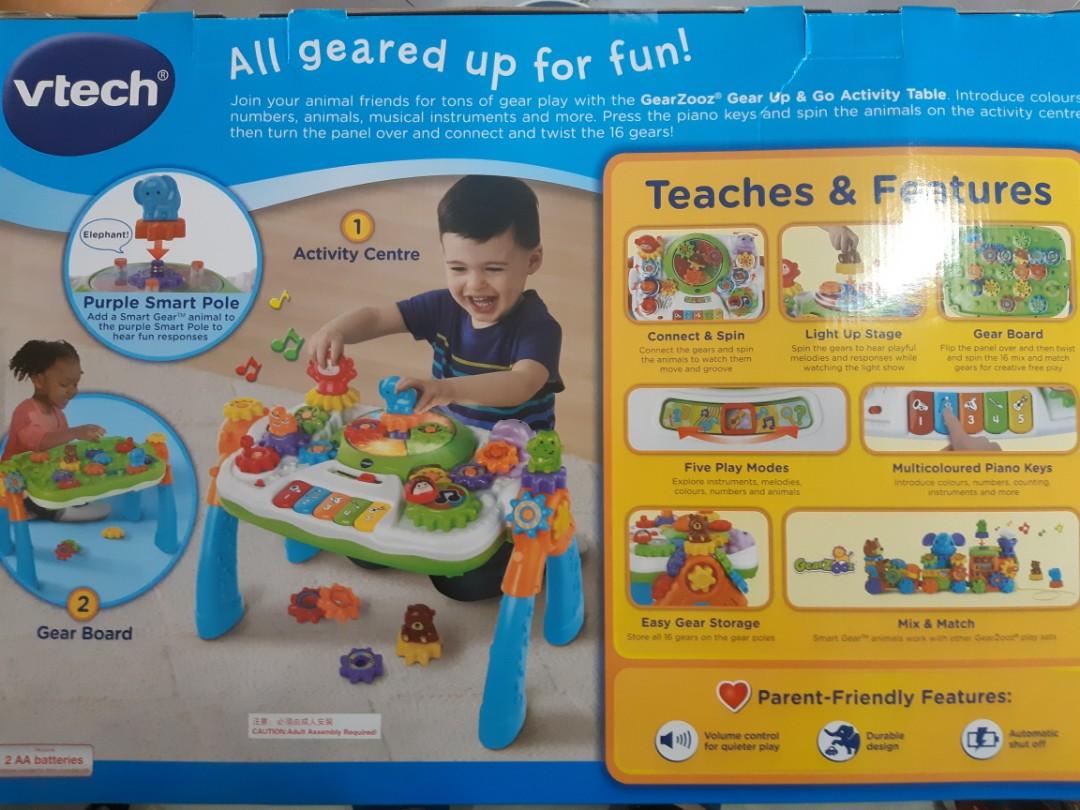 Vtech gear up & go discount activity table