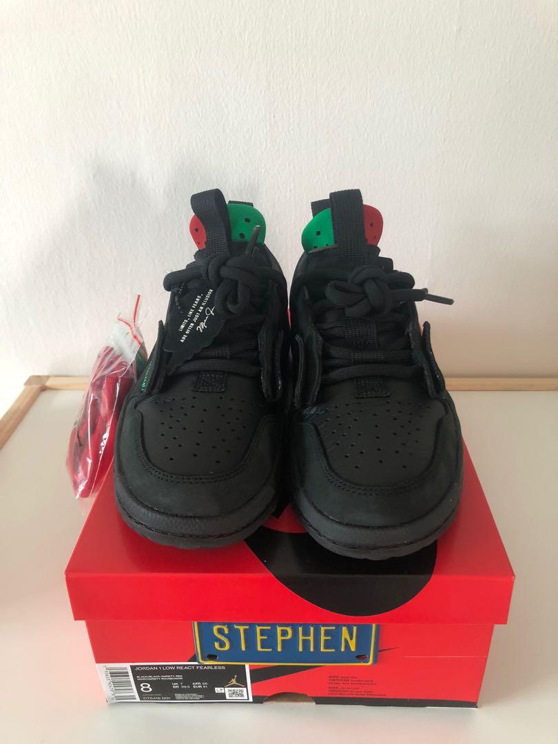 jordan 1 low react fearless