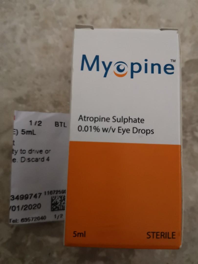 0.01 atropine eye drop on Carousell