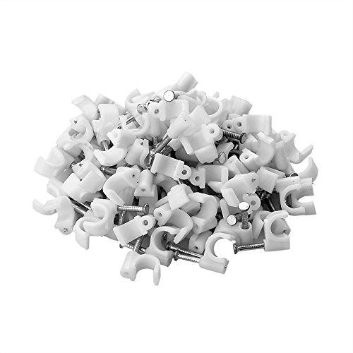 100 Pcs/pack 6mm U-shaped Shaped Fixed Holder Wire Durable Path Nail Cable  Clips PE Plastic Circle, Furniture & Home Living, Home Improvement &  Organisation, Home Improvement Tools & Accessories on Carousell