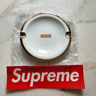 Supreme Gold Trim Ceramic Ashtray