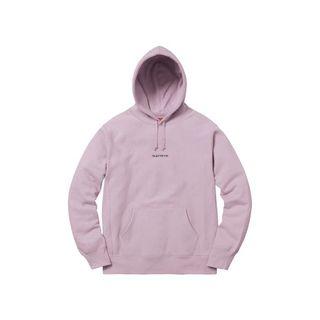 [STEAL] INSTOCK Supreme Compact Logo Hoodie Pale Violet