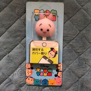 維尼熊的小豬造型 充電線裝飾