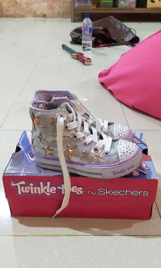 Sketchers Twinkle toes glitter boots shoes