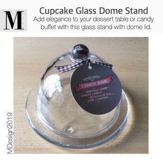Cupcake Glass Dome, 2 Design’s Available