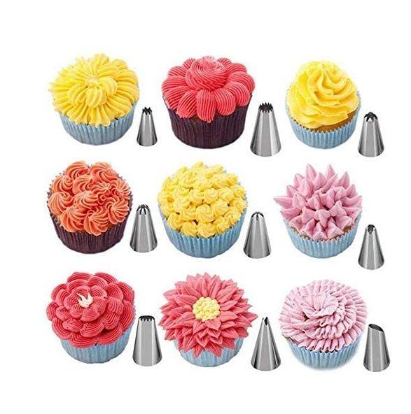 83pcs Cake Decorating Piping Tips Flower Nail Piping Bag Set Nozzle Russian Piping Tips Home Appliances Kitchenware On Carousell
