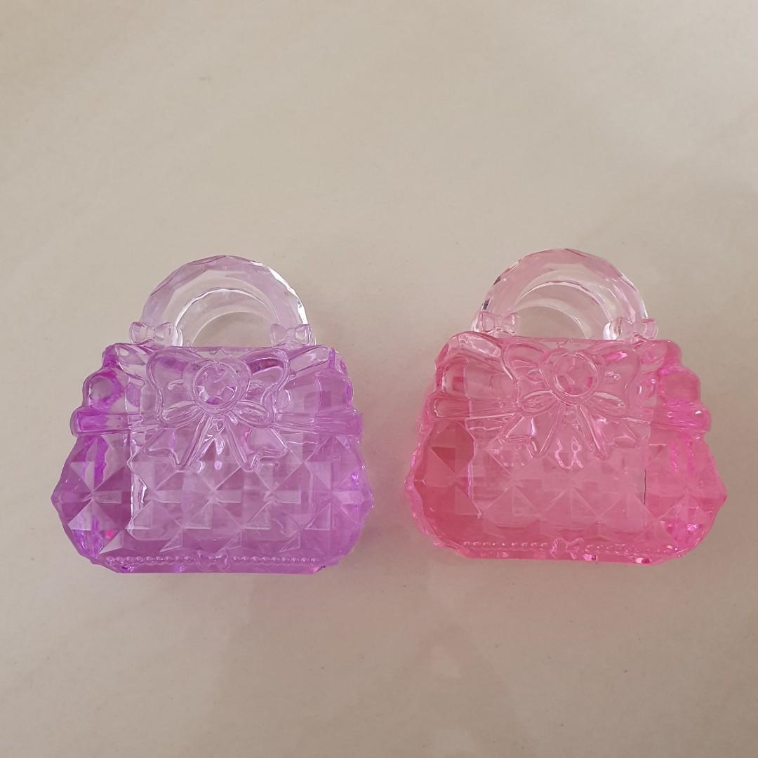 Acrylic Crystal Bag Toys Games Bricks Figurines On Carousell