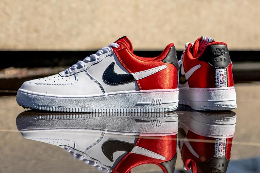 satin red air force 1