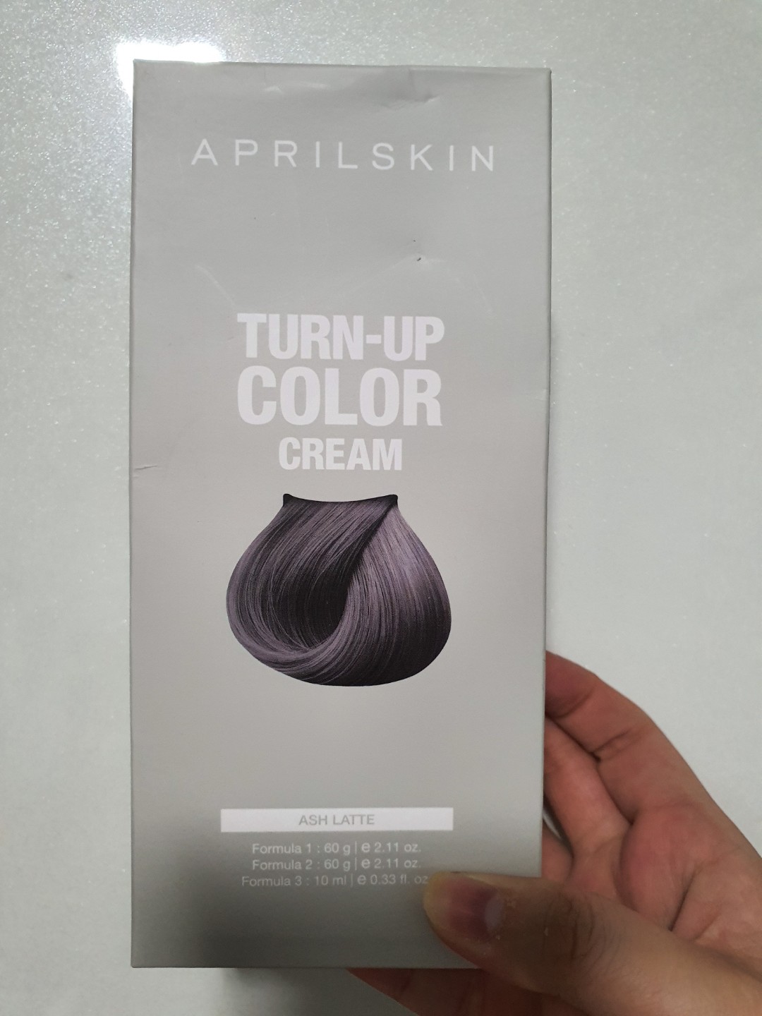 April Skin Turn Up Color Cream Ash Latte Beauty Personal Care Hair On Carousell