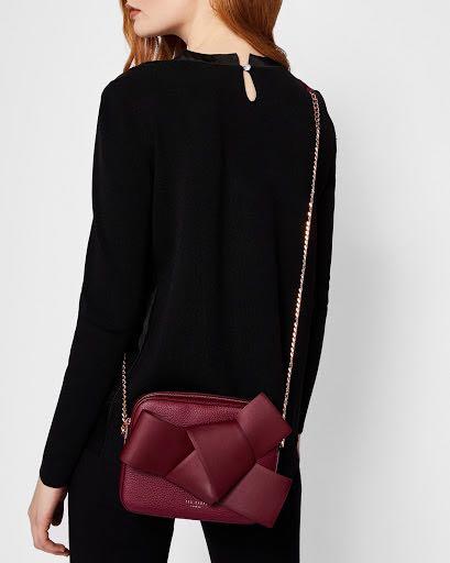 AUTHENTIC TED BAKER Giant Knot Leather Camera Bag