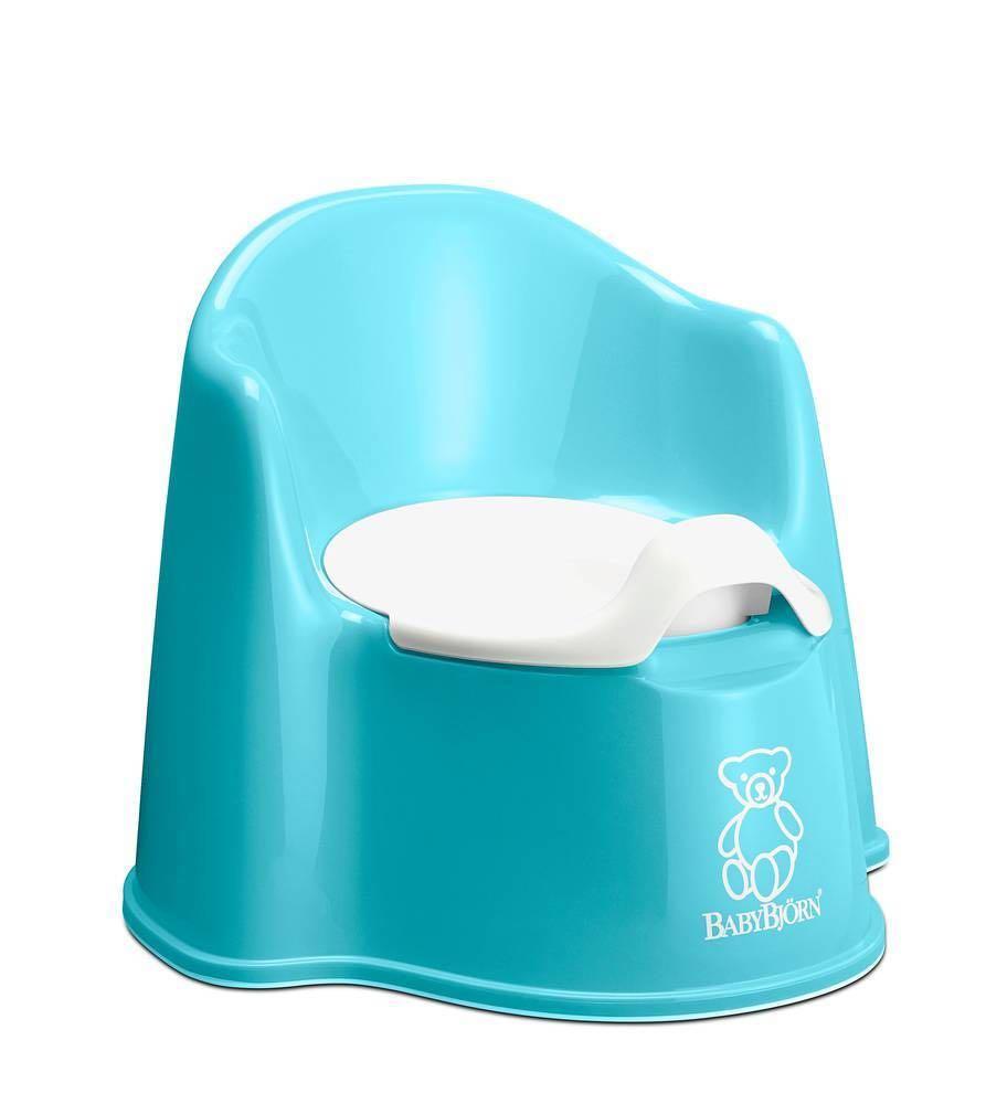 Babybjorn Potty Chair Blue Baby Potty, Babies & Kids, Infant Playtime