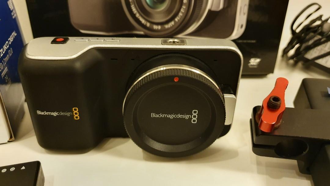 BlackMagic Pocket Cinema Camera with accessories, Photography, Video
