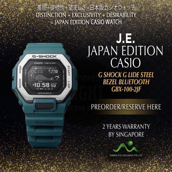 casio gbx 100 2jf