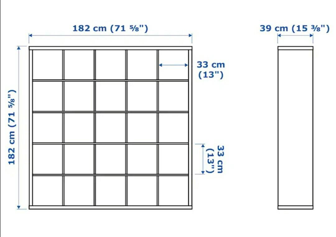 Ikea Kallax 25 Cube Shelf, Furniture, Shelves & Drawers on Carousell