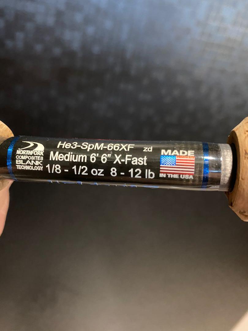 Kistler Helium 3 Fishing Spinning Rod (Northfork Composite ...