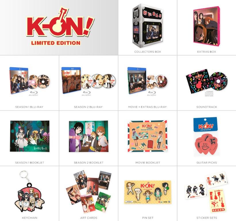 K-ON Complete Collection Premium Limited Anime Box Set Blu-Ray - VERY ...