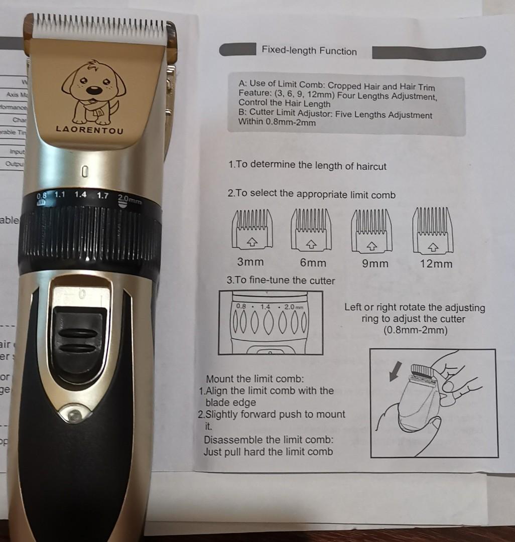 Laorentou 2025 dog clippers