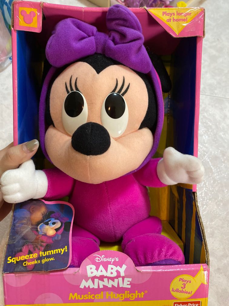 minnie mouse lullaby soft toy