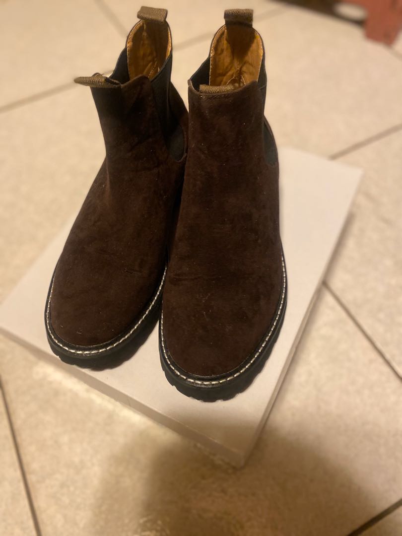 Niko And麂皮抗菌防臭雀兒喜靴 他的時尚 鞋子在旋轉拍賣