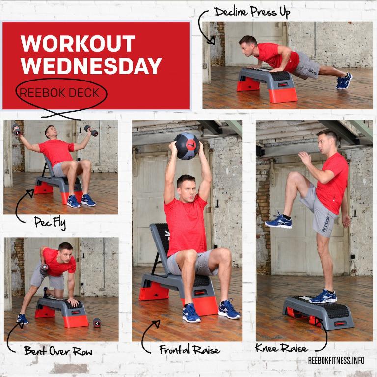Reebok bench online deck