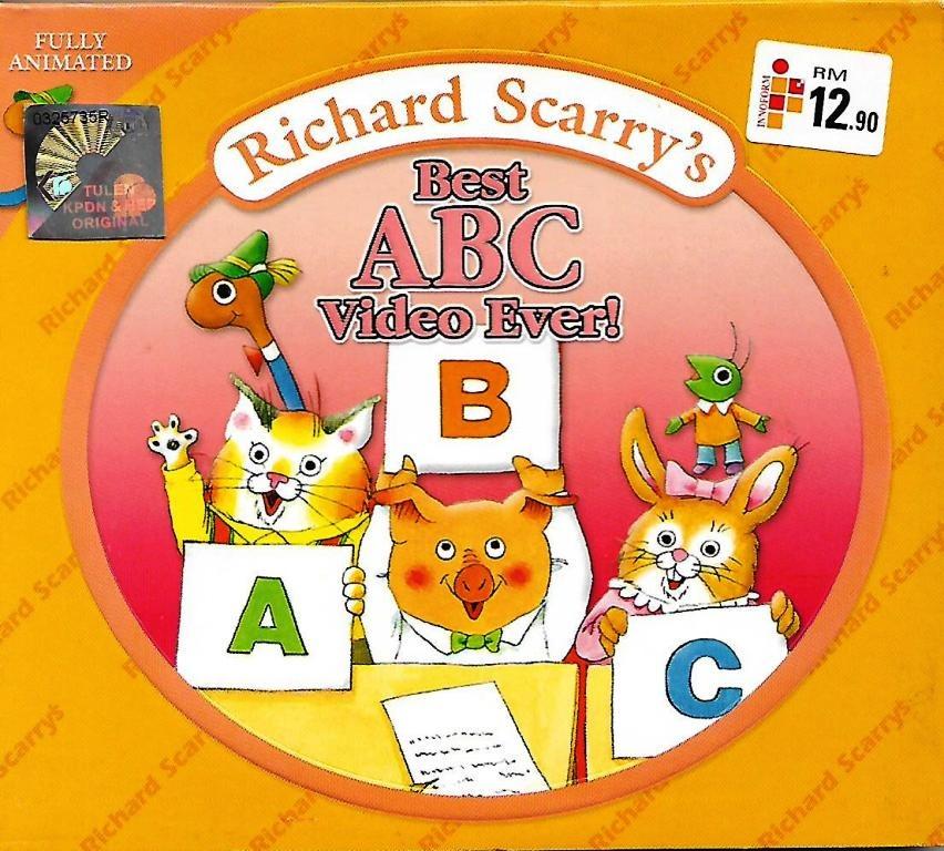 Richard Scarry S Best Abc Video Ever Vcd Music Media Cd S Dvd S Other Media On Carousell