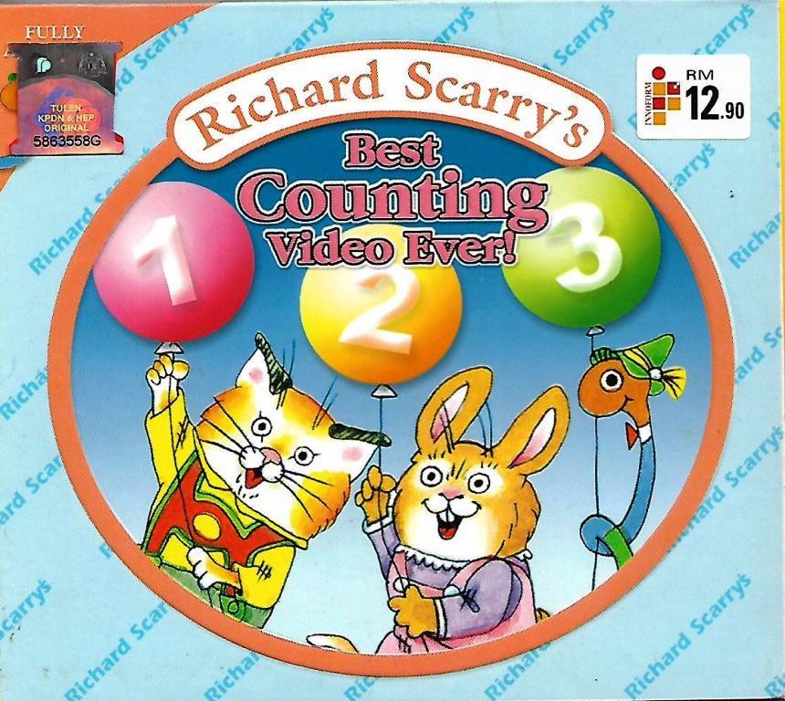 Richard Scarry S Best Counting Video Ever Vcd Music Media Cd S Dvd S Other Media On Carousell