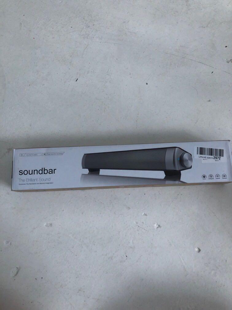 soundbar 2.0 ch multimedia speaker system