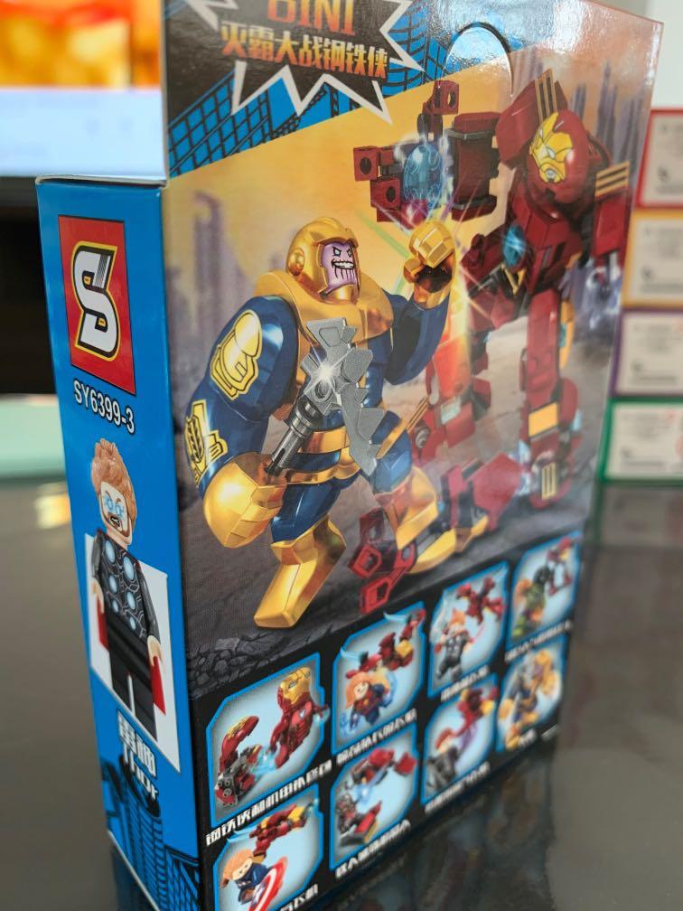lego compatible avengers SY6399 3 heroes assemble