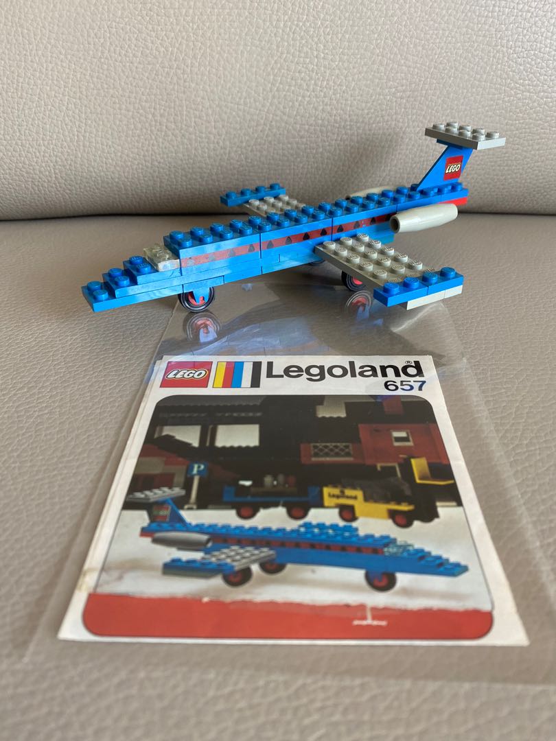 Vintage Lego 657 Aircraft in 70s (經典懷舊70年代Lego噴射機