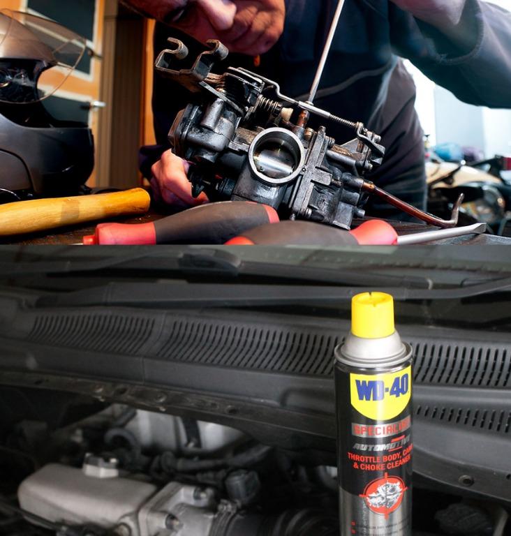 WD40 Specialist Automotive Throttle Body, Carb & Choke Cleaner 450mL