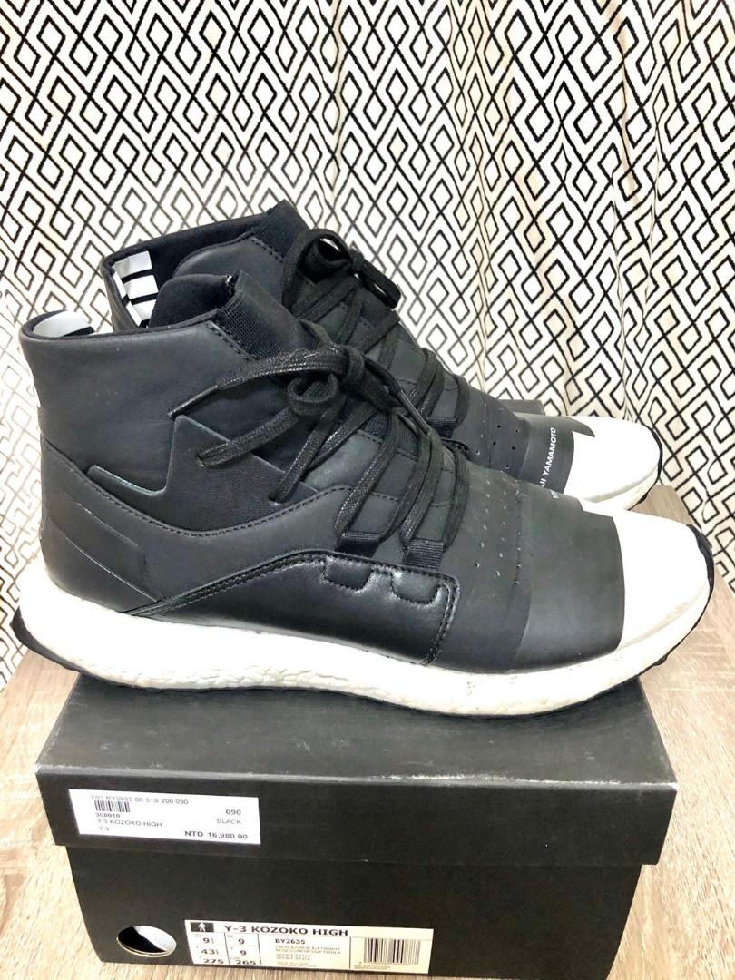 Y3 kozoko high triple on sale black