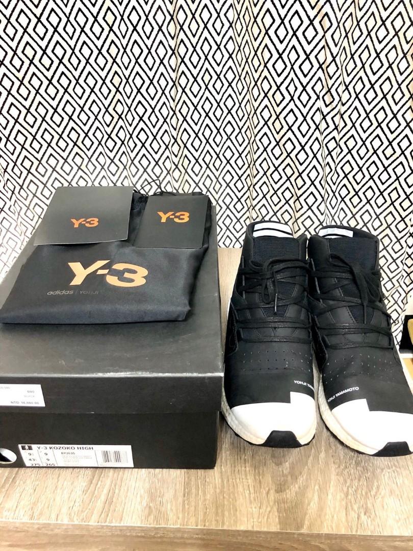 Y3 kozoko discount high triple black
