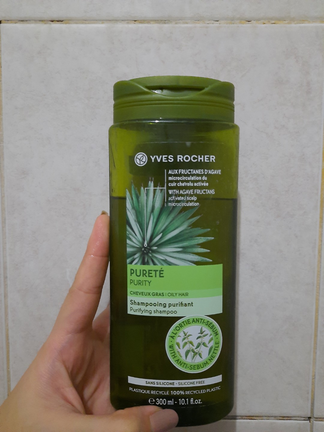 Yves rocher purifying shampoo for oily hair, Kesehatan & Kecantikan