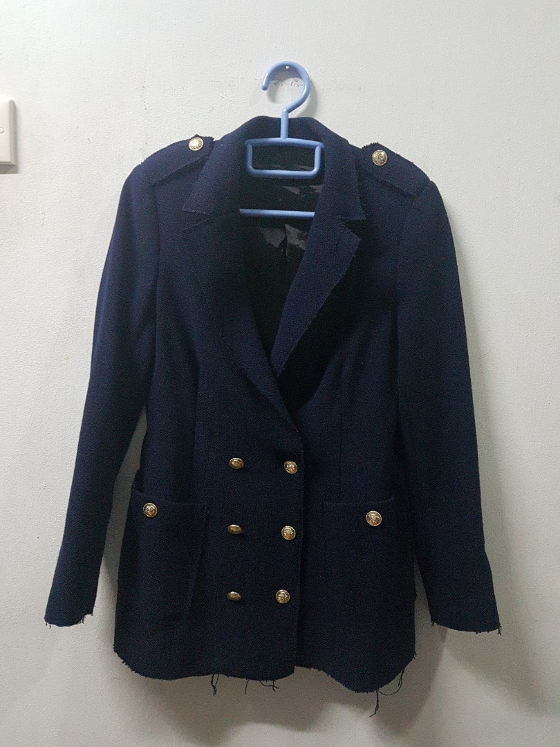 Zara Military Blazer, Women's Fashion, Coats, Jackets and Outerwear on