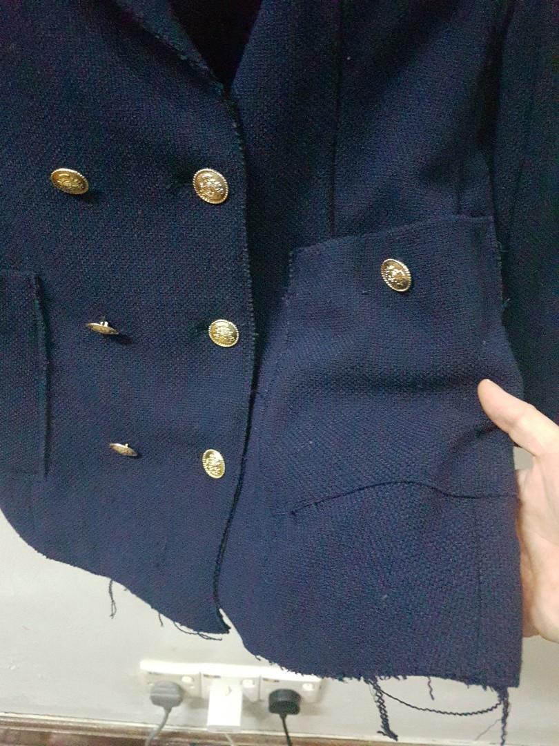 Zara Military Blazer, Women's Fashion, Coats, Jackets and Outerwear on