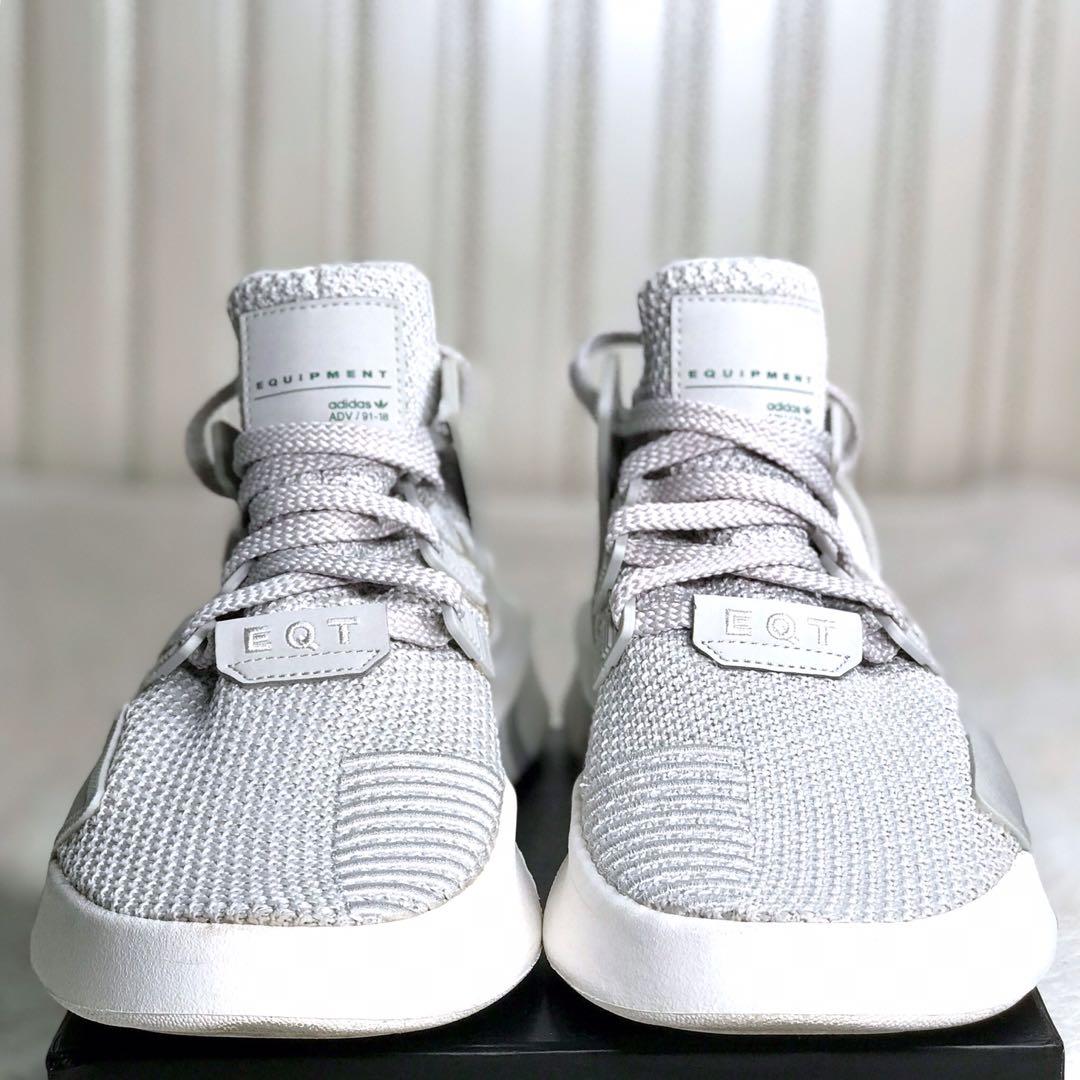 Adidas EQT Bask ADV Gray Men s Fashion Footwear Sneakers on