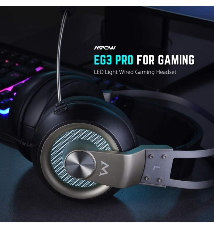 BRAND NEW MPOW BH209A Mpow Eg3 Gaming Headset PC PS4 USB