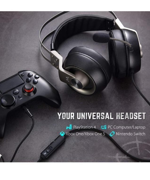 BRAND NEW MPOW BH209A Mpow Eg3 Gaming Headset PC PS4 USB Gaming Headset 7.1 Surround Sound Soft Imitation Protein Earmuff Multiple Sound