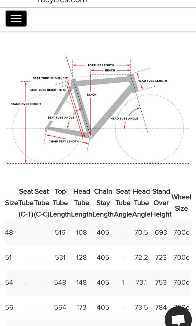 Cervelo r3 hotsell size guide
