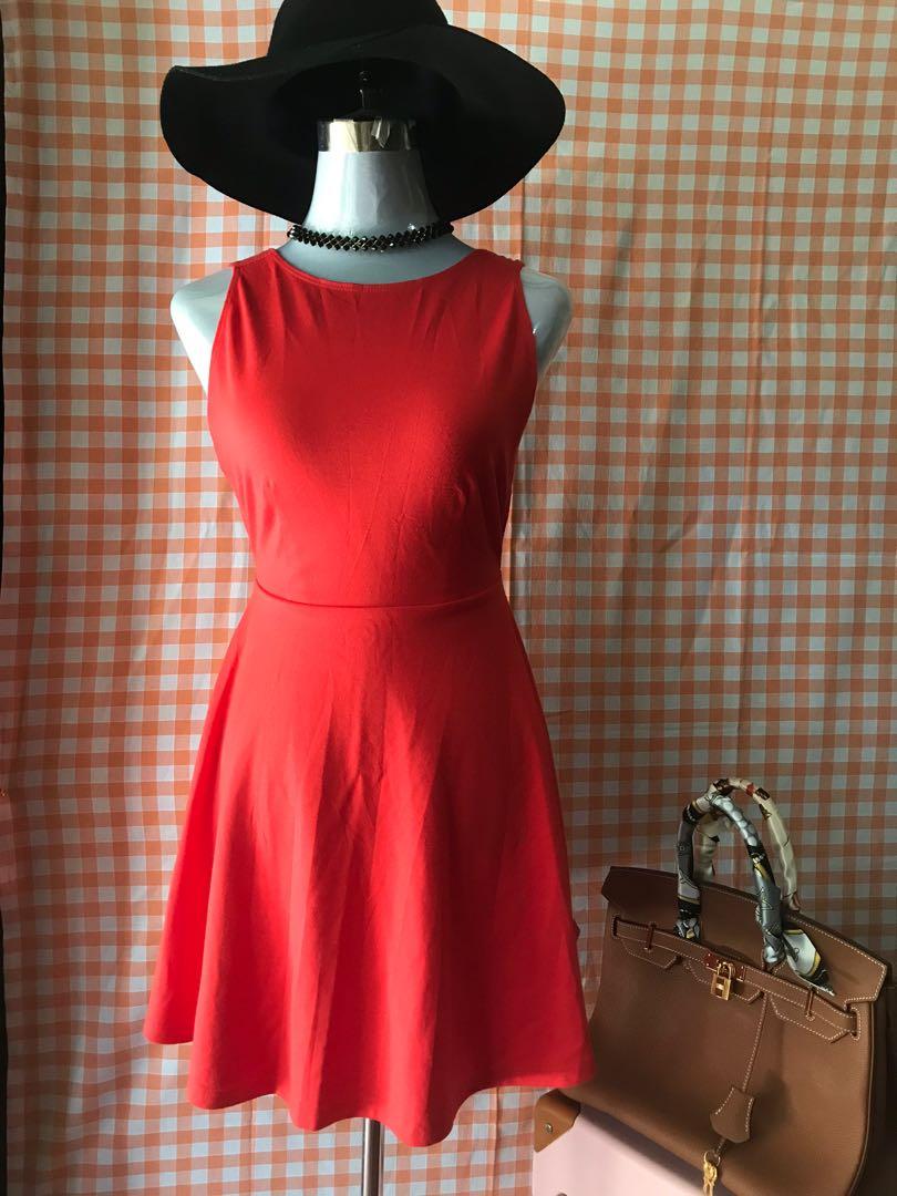 Foreign Exchange Sexy Hot Red Mini Dress Women S Fashion Clothes