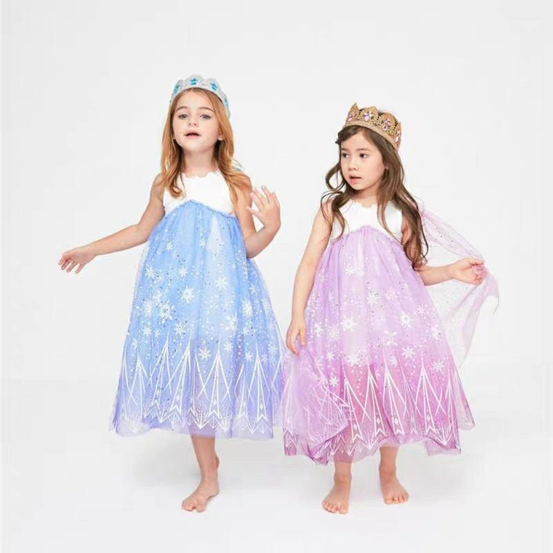 Frozen 2 Elsa Dress Babies Kids Girls Apparel 4 To 7 Years